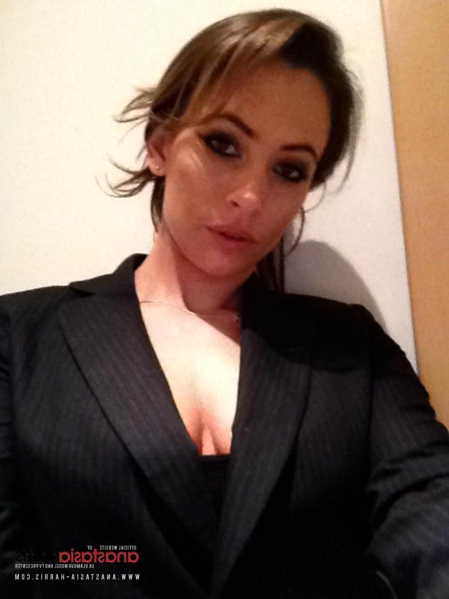 12P Anastasia Harris stips from her little black dress