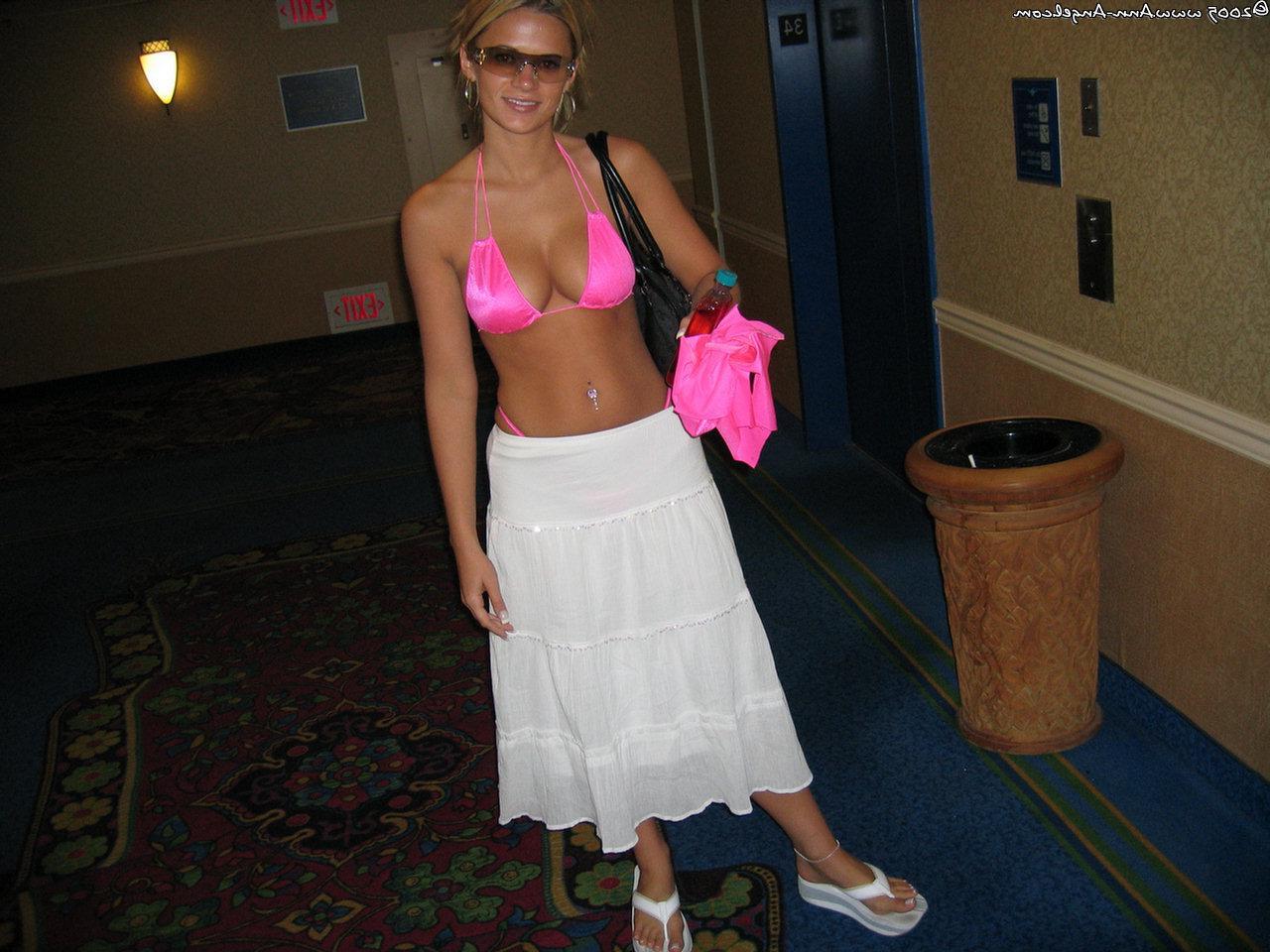 14P Pictures of Ann Angel looking hot by the pool in Vegas