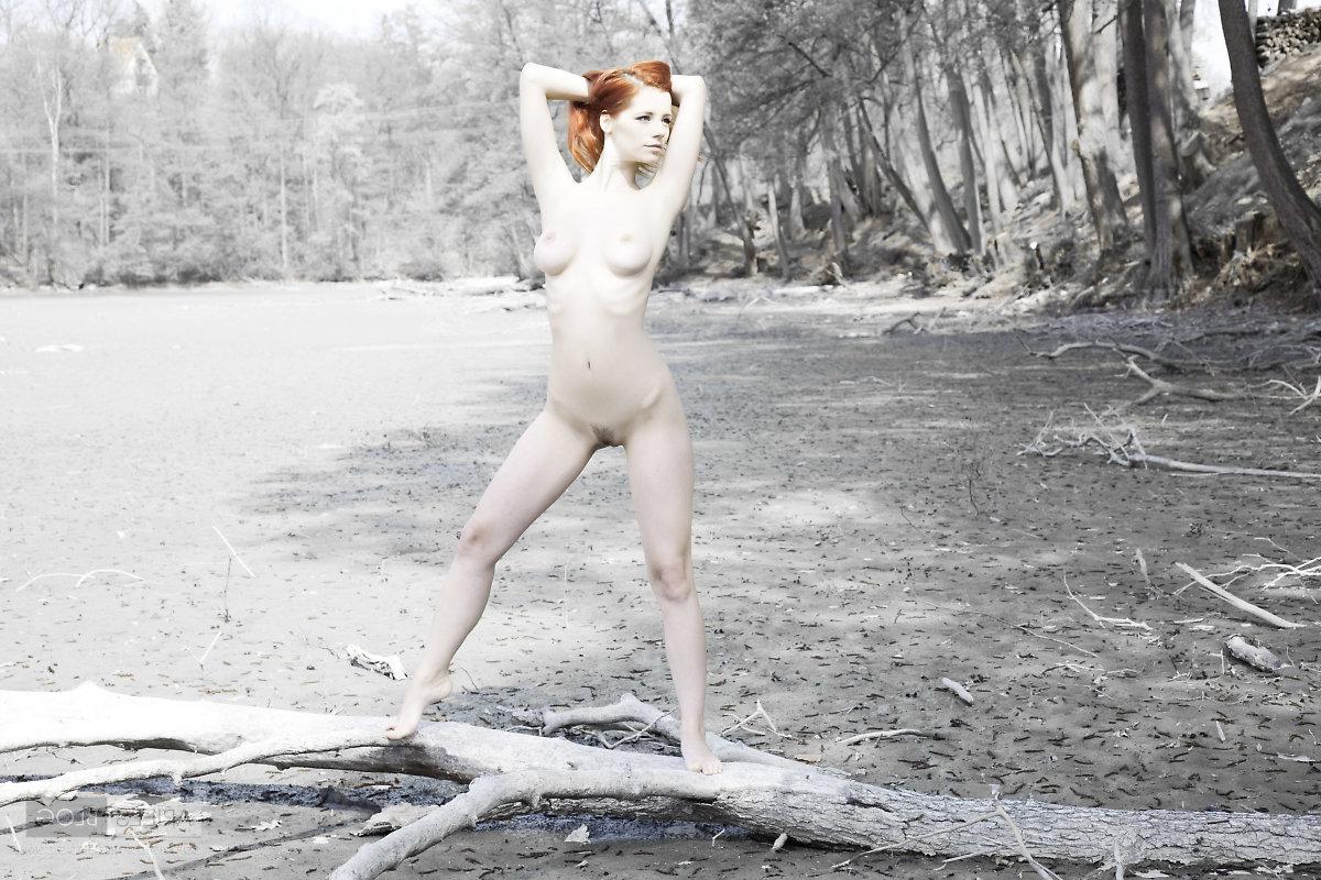 16P Pictures of Ariel's Blog totally nude outside