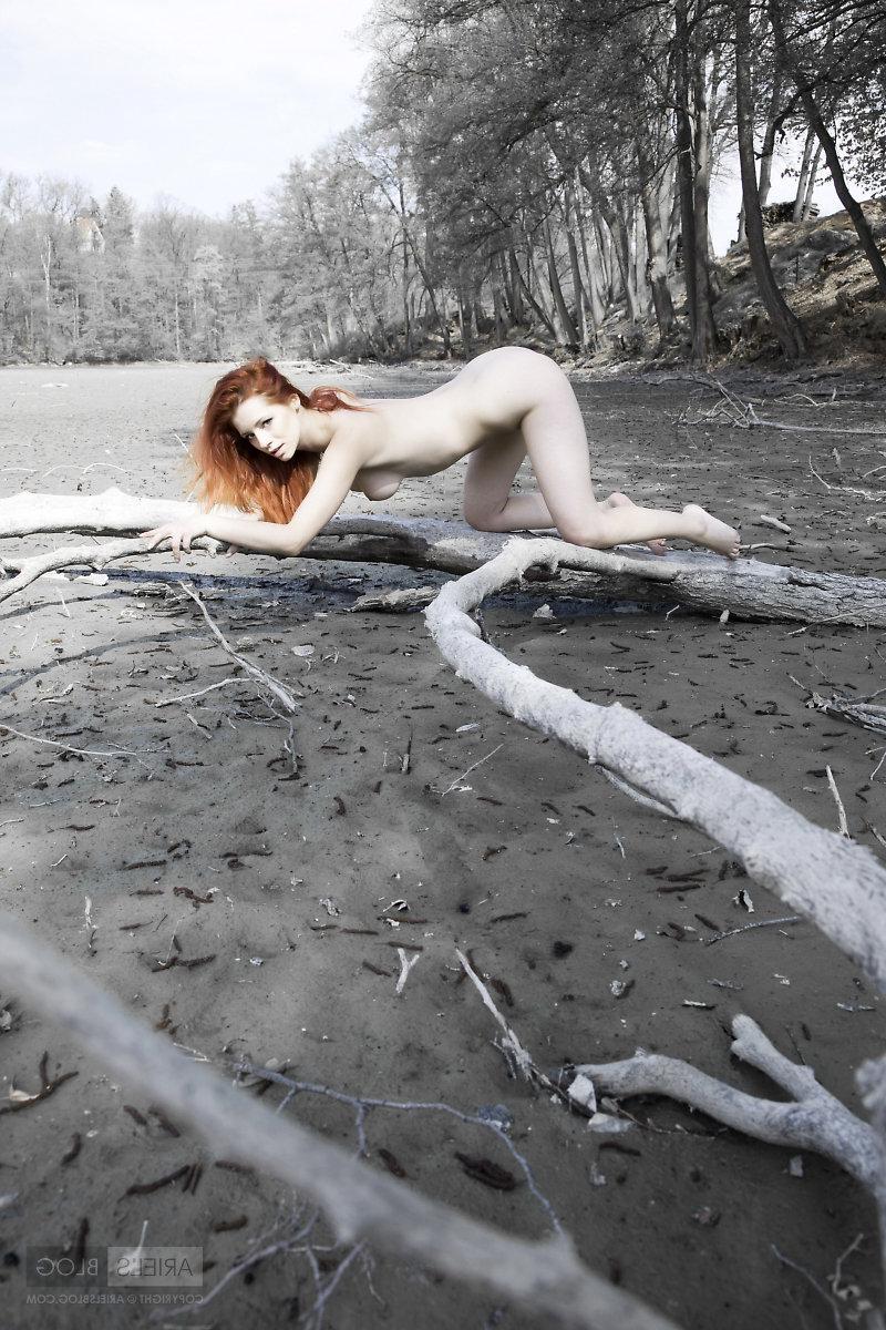 16P Pictures of Ariel's Blog totally nude outside