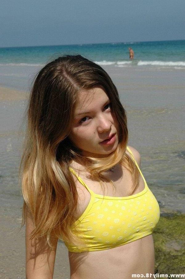 15P Emily on the beach
