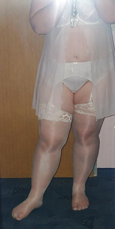 5P My bbw wife in lingerie