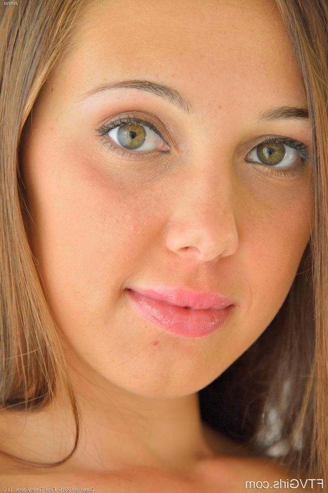 16P Brunette teen Jenna gets completely naked and masturbates