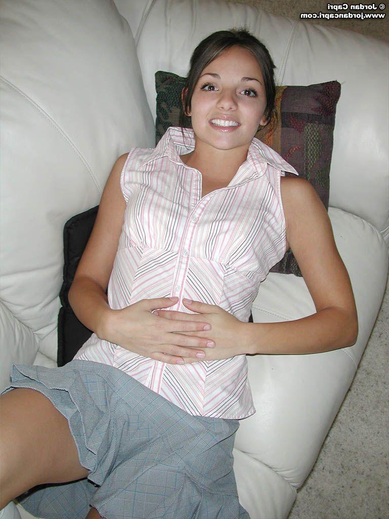 20P Pictures of Jordan Capri showing you her pussy upskirt