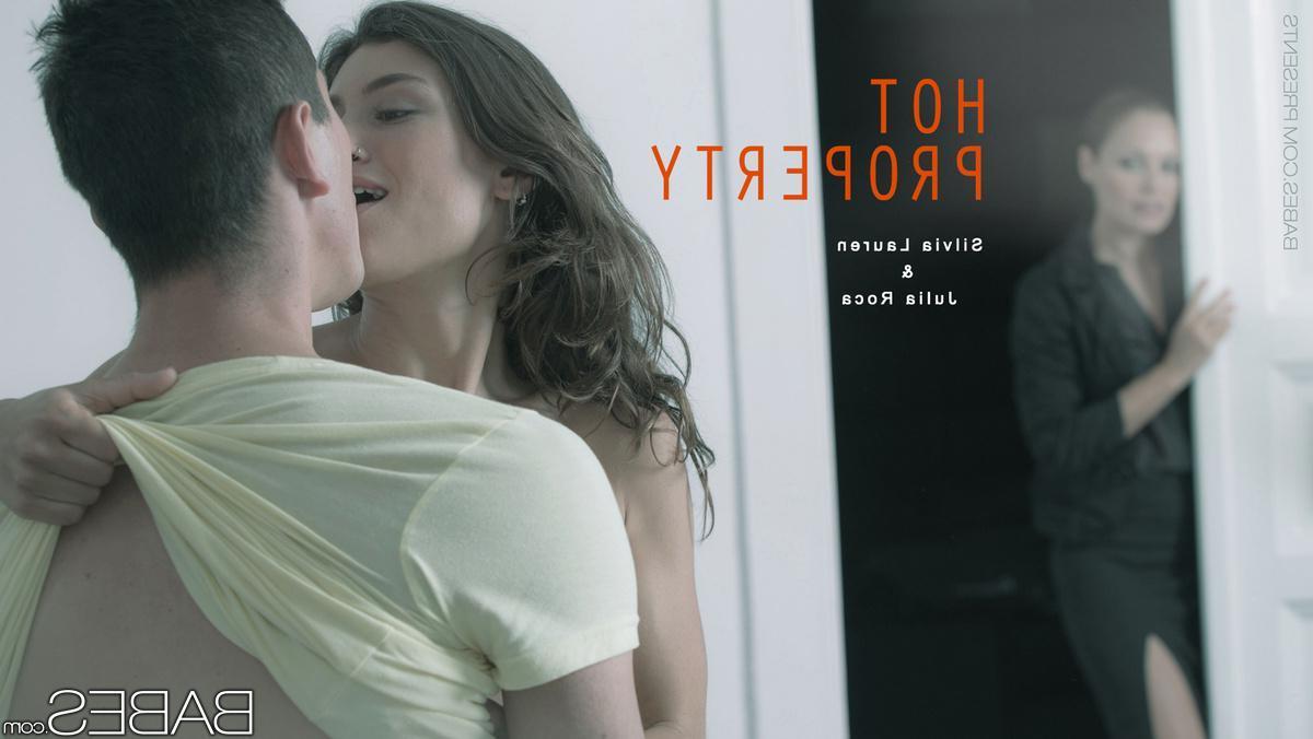 14P Julia Roca and Silvia Lauren share a guy in a wild threesome