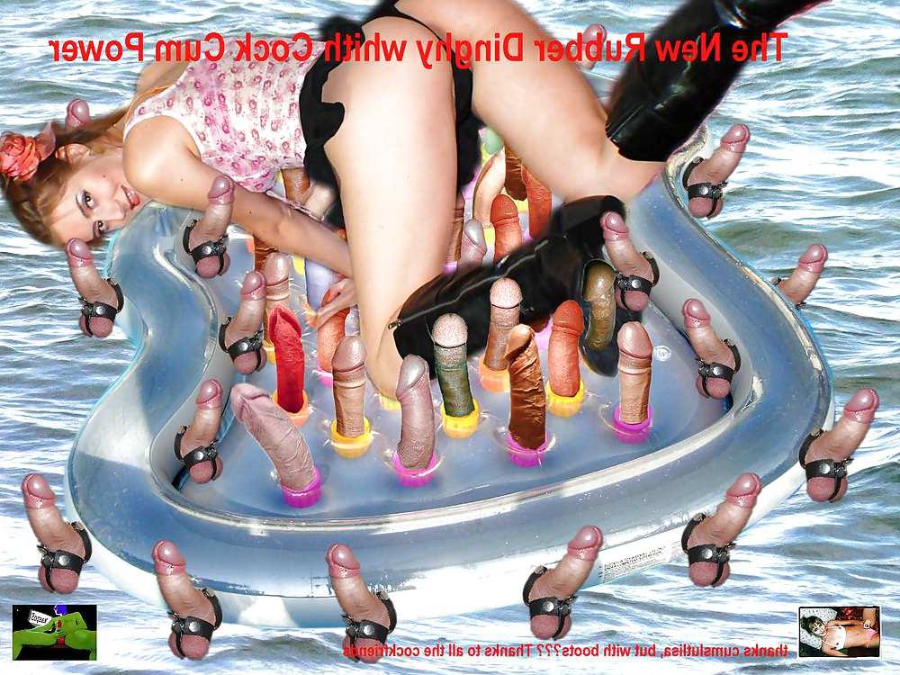 6P The New Rubber Dighy with Cock Cum Power