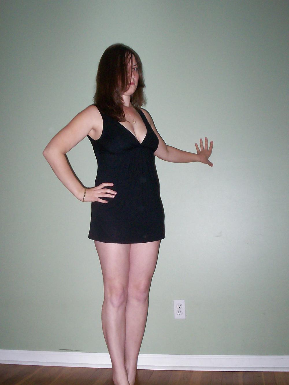 25P Young brunette with saggy tits and large areolas