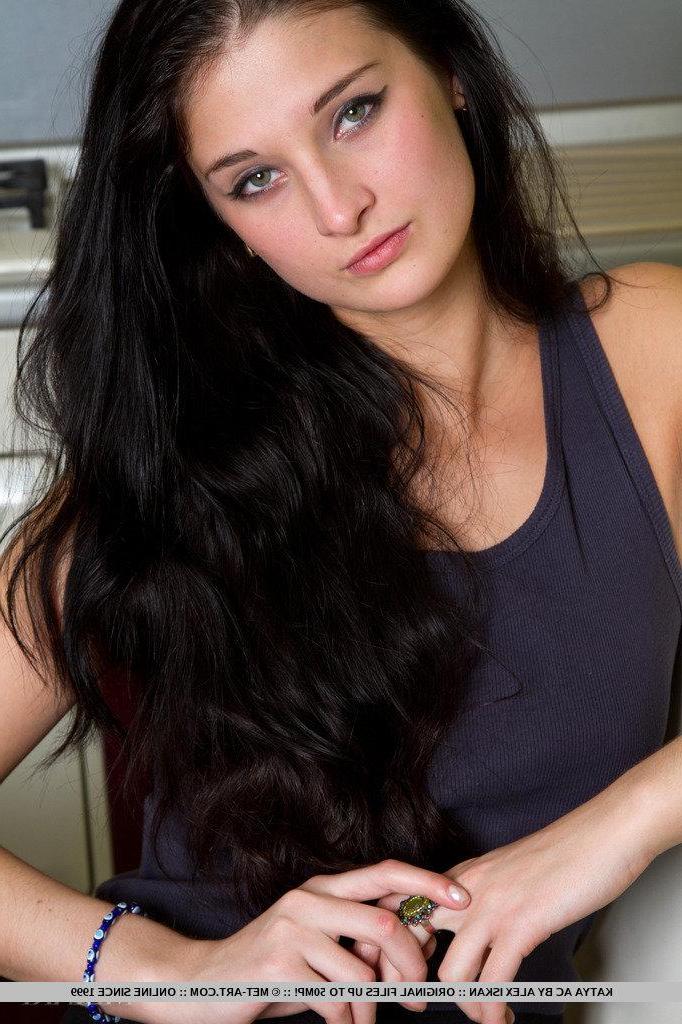 18P Pictures of hot girl Katya AC spreading her legs in black stockings