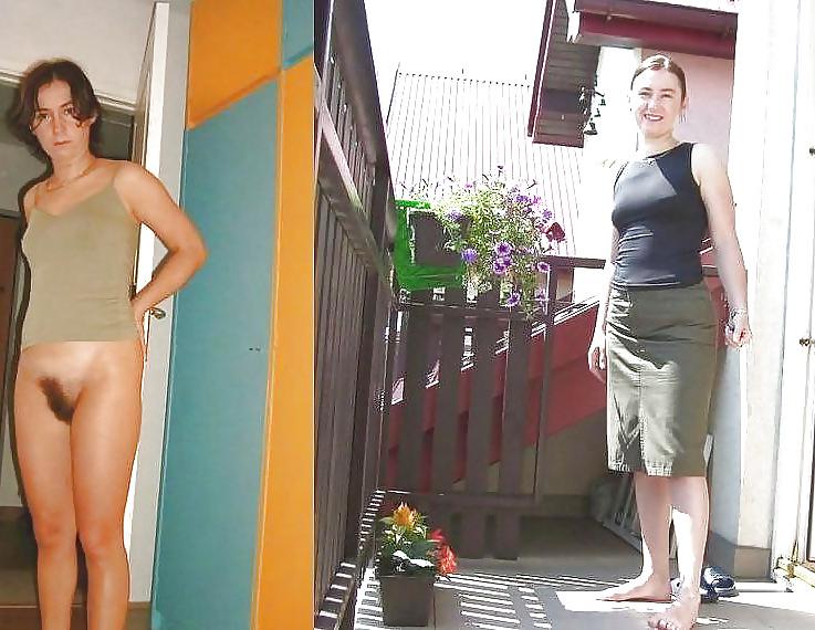 25P Bushy Amateurs - Dressed Undressed 4