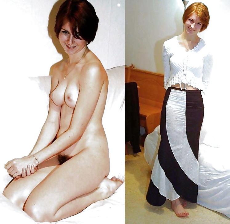 25P Bushy Amateurs - Dressed Undressed 4