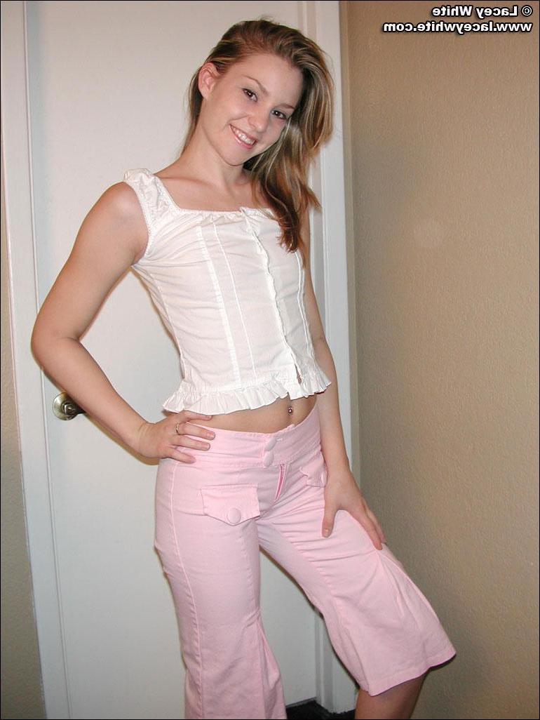 20P Pictures of Lacey White rubbing her sweet wet pussy