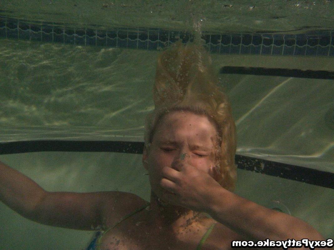 16P Blonde teen Sexy Pattycake dresses up as sailor and goes for a swim