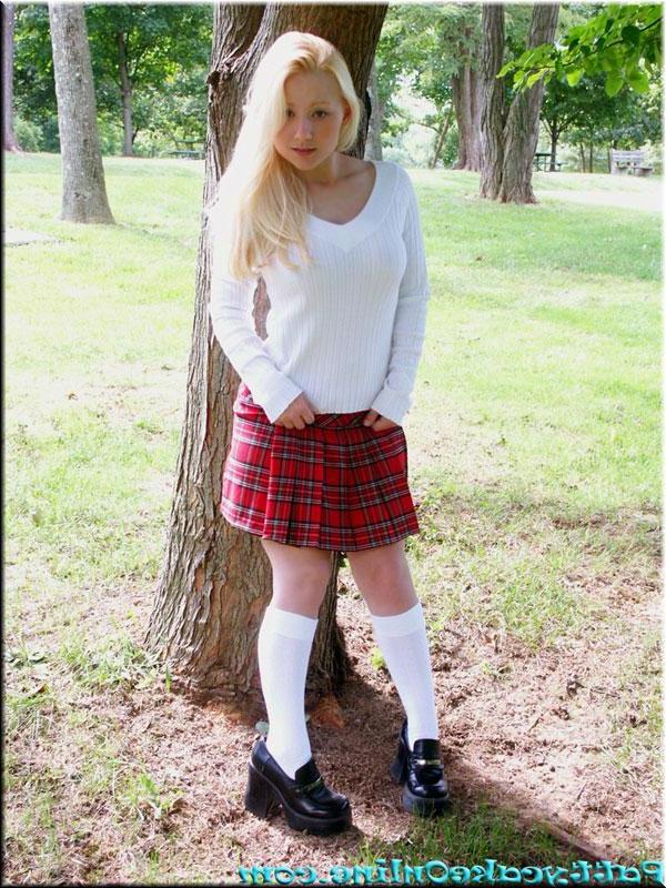 16P Pictures of Sexy Patty Cake giving you a sexy panty tease after school