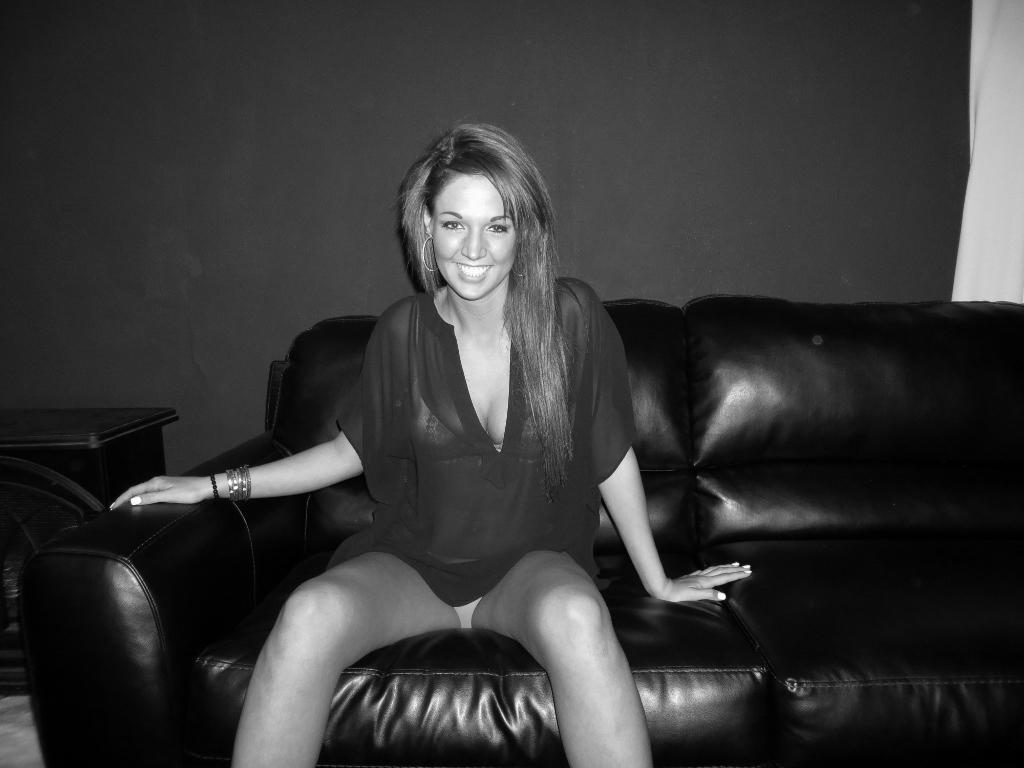 15P Val Midwest shows off her hot teen body in black and white