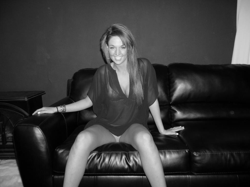 15P Val Midwest shows off her hot teen body in black and white