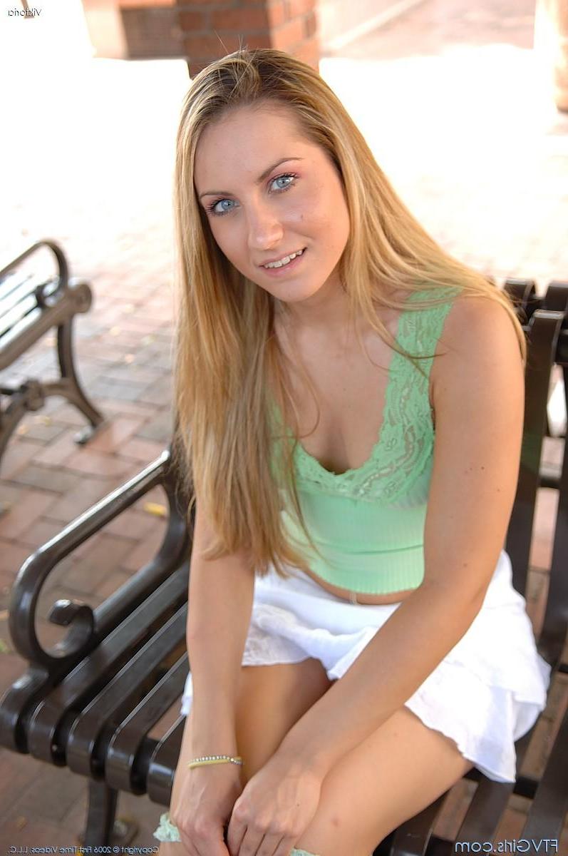 20P Pictures of Viktoria showing you her upskirt pussy