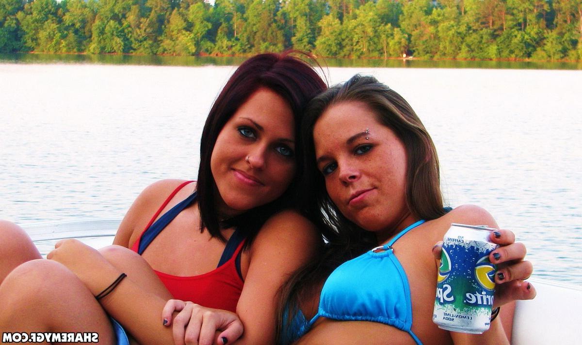 20P Two hot girlfriends have fun on vacation