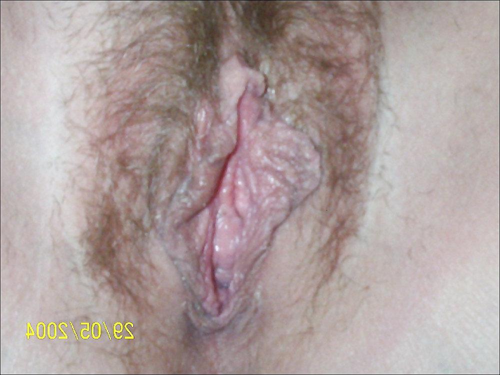 17P Hairy wife close-up pics