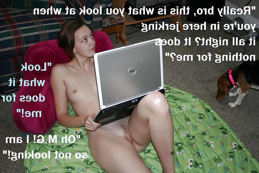 24P Slutty girls Sneaky Brothers Captions