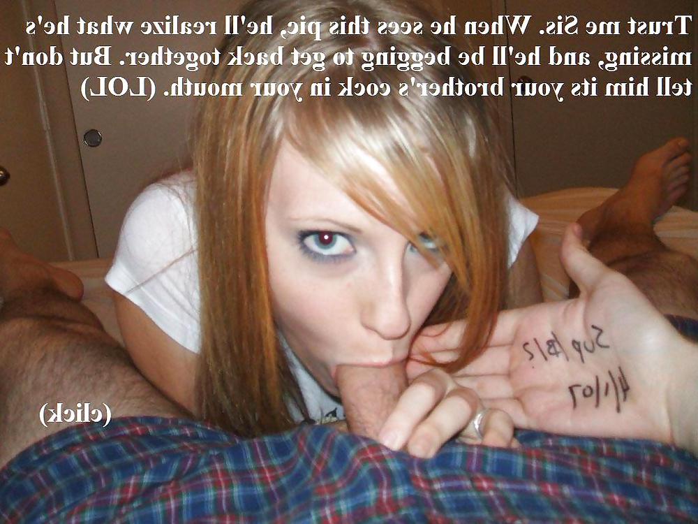 24P Slutty girls Sneaky Brothers Captions