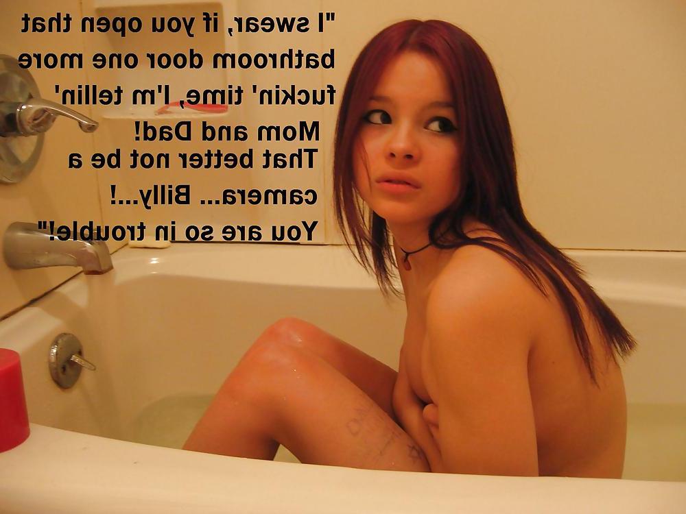 24P Slutty girls Sneaky Brothers Captions