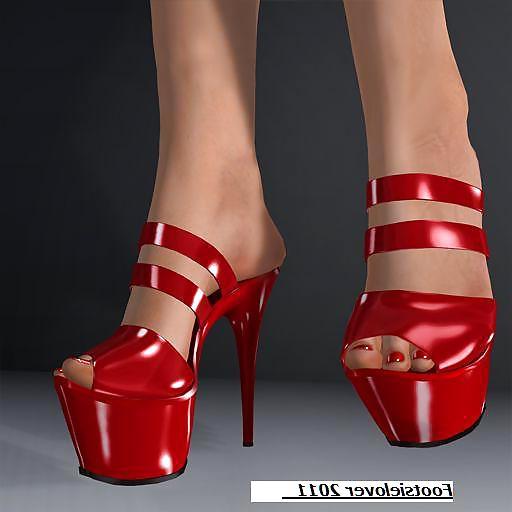 7P My Personal  Footsie Drawings Virtual Shoes