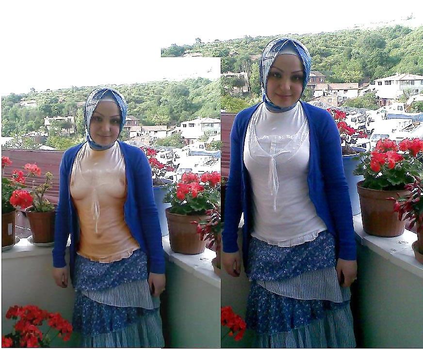 18P Turbanlilar boyle olur turkish hijab arab turbanli