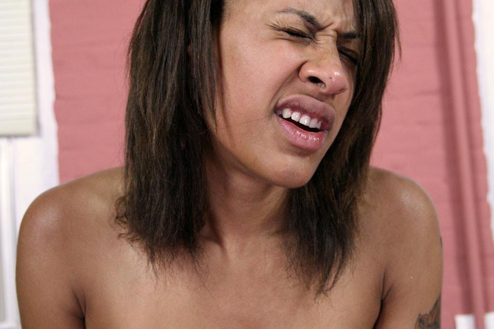 20P ghetto black girl throat fucked anal fucked humiliation video