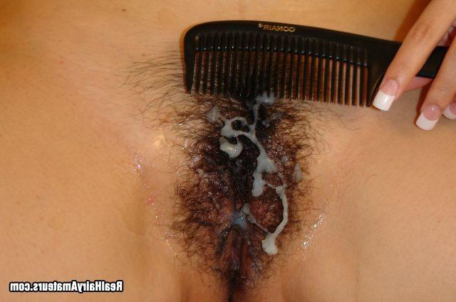 16P Chubby Hairy Brunette in Threesome