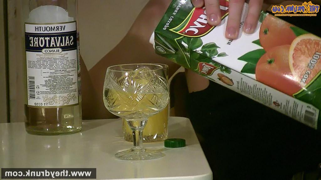 16P Drunk teen blonde Kylie drinks several various drinks one by one
