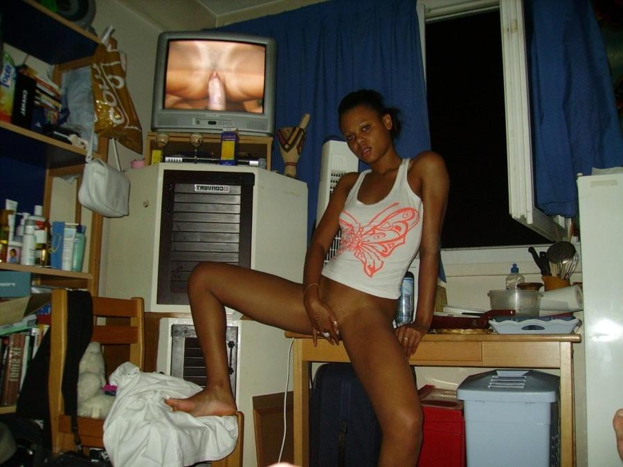 18P Ebony girlfriends show off their tits and asses