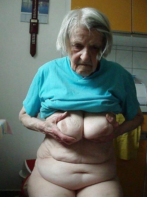15P very old grannies showing off their goodies