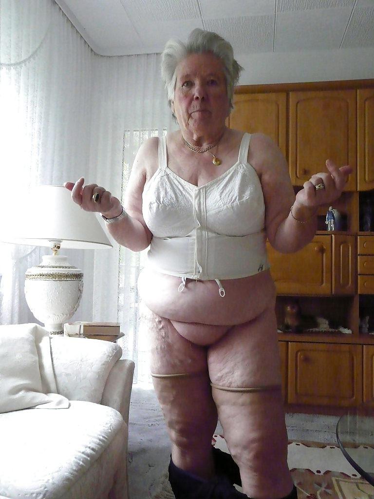 15P very old grannies showing off their goodies