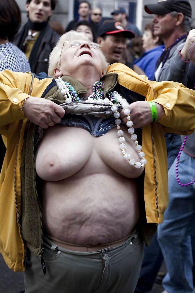 15P very old grannies showing off their goodies