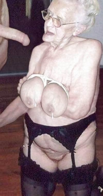15P very old grannies showing off their goodies
