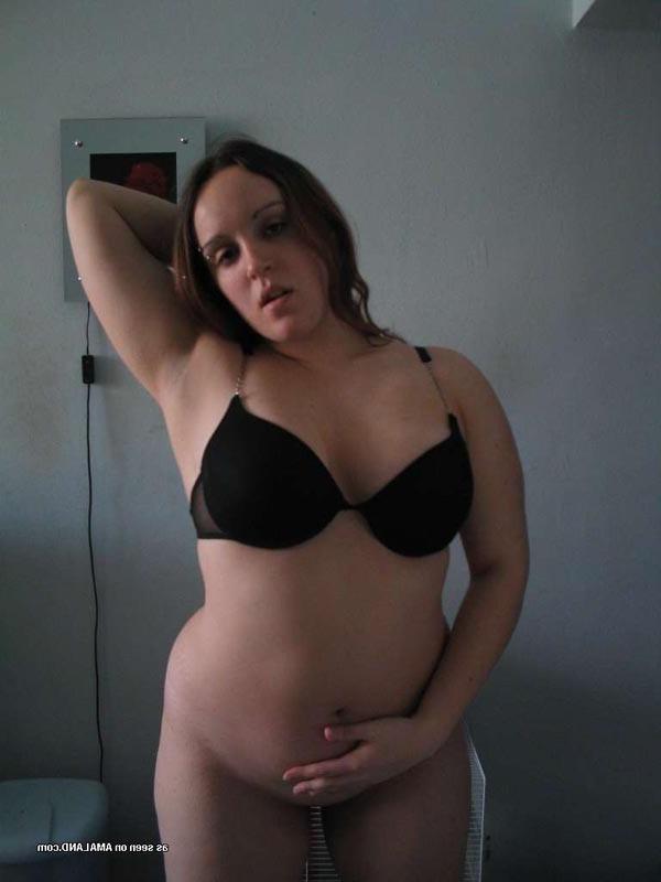 15P Ginger BBW stripping off her sexy black undies