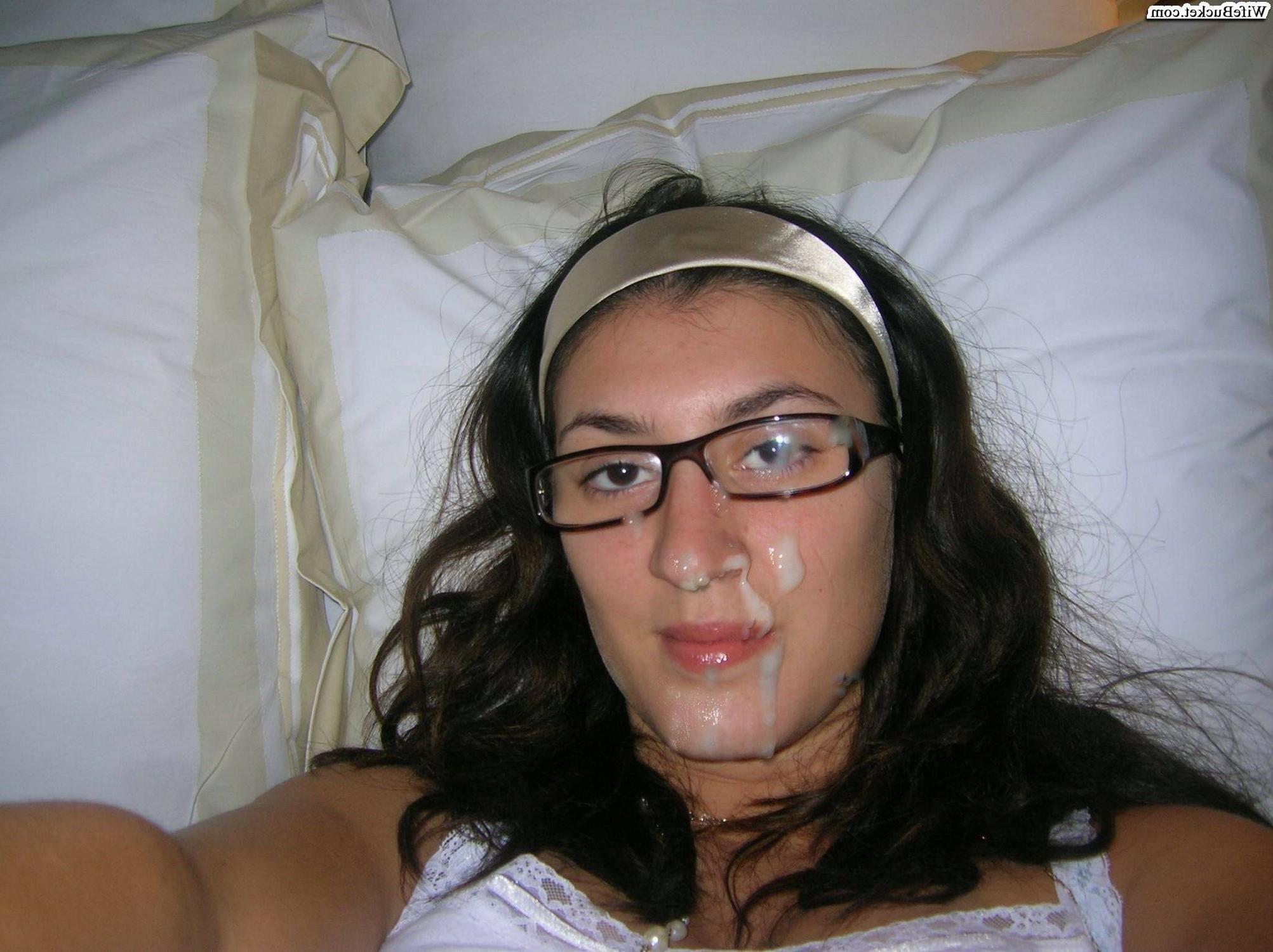 15P Amateur wifes sucking sucks and cumed in home bukkake orgies