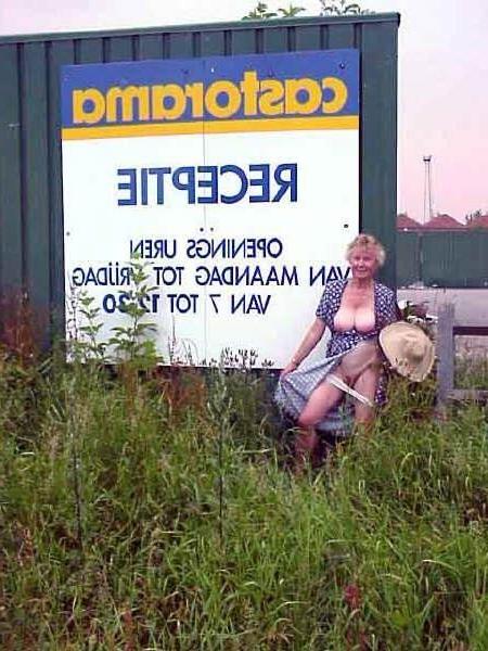 14P Very old women posing and in action
