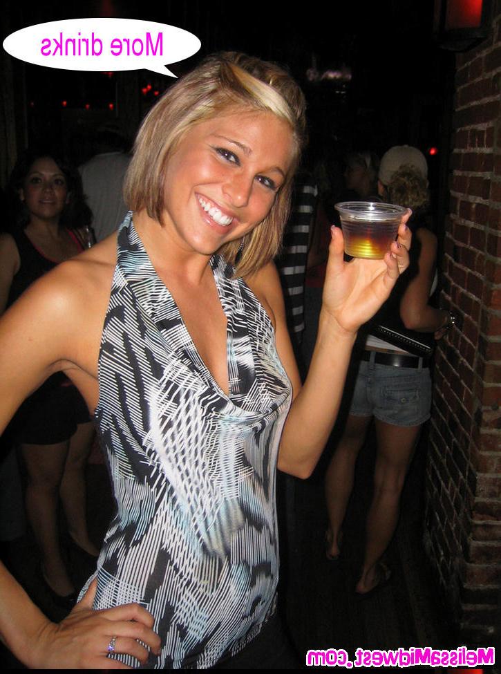 16P Melissa and friends go on the town and get fucked