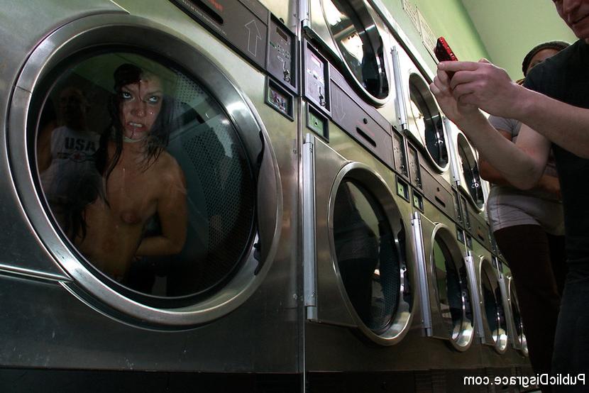 15P Filthy Whore Fucked at the Laundromat
