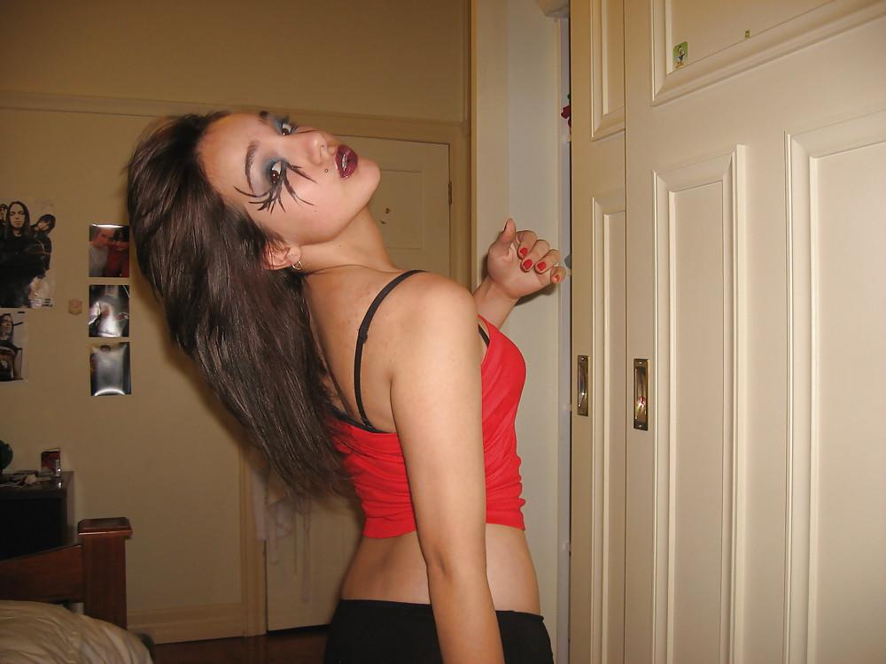 4P My makeup for a friends college movie