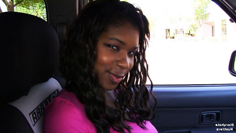 24P Black Teen Cumslut Candy Gives Gloryhole Blowjobs