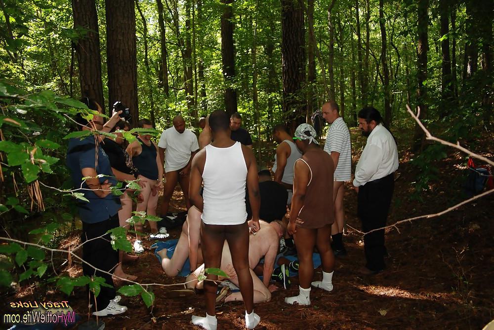 25P Tracy Licks.....and Friends in a Hot, OUTDOOR GANG BANG!!