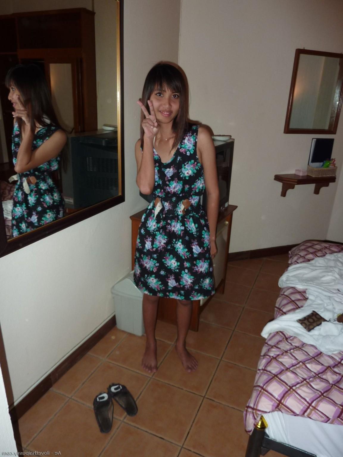 25P Hot Teen thai hooker paid to spread her tight asshole for a sex tourist asian ba