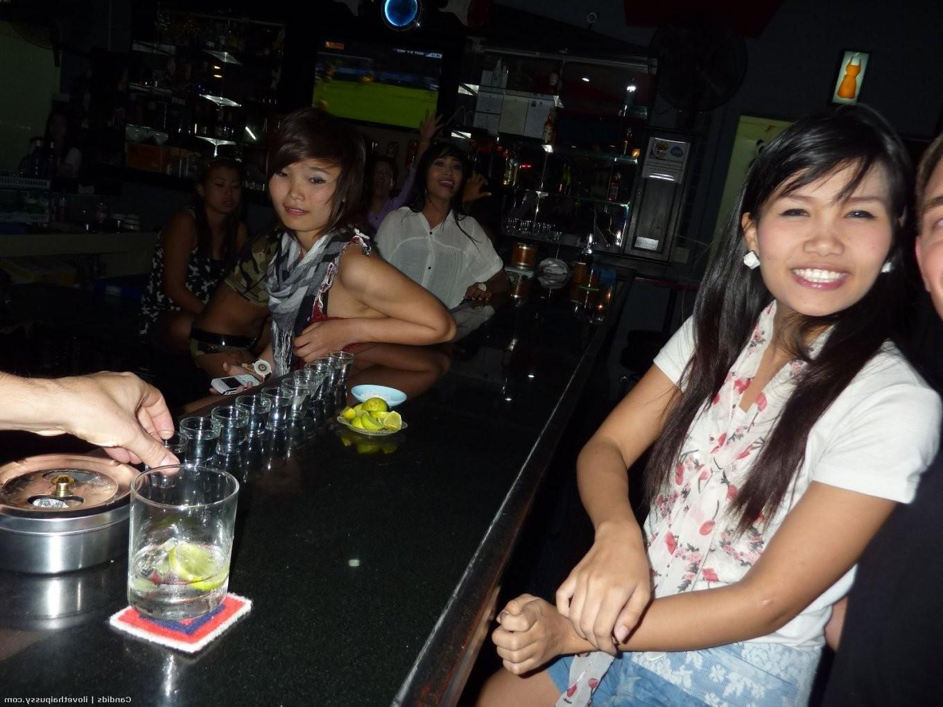 25P Hot Drunk walking street babes drinking and party hard asian pussy