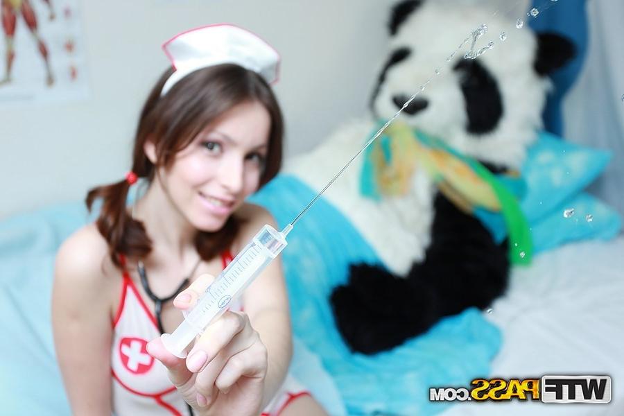 16P Role sex play for a horny babe