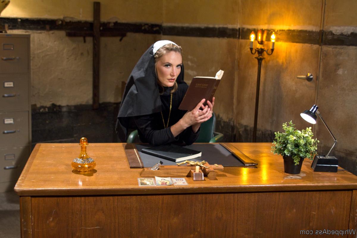 20P In her first shoot ever, Audrey Noir plays a curious virgin nun in training who 