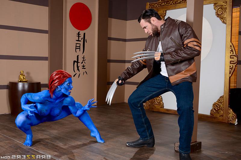 5P XMen porn pictures in Brazzers movie