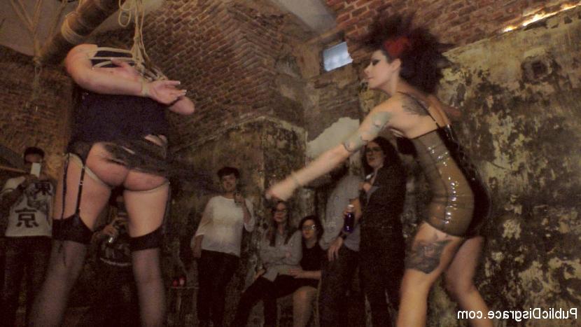 15P Camil Core is humiliated and shamed on the streets of Madrid by gorgeous Dom Sat