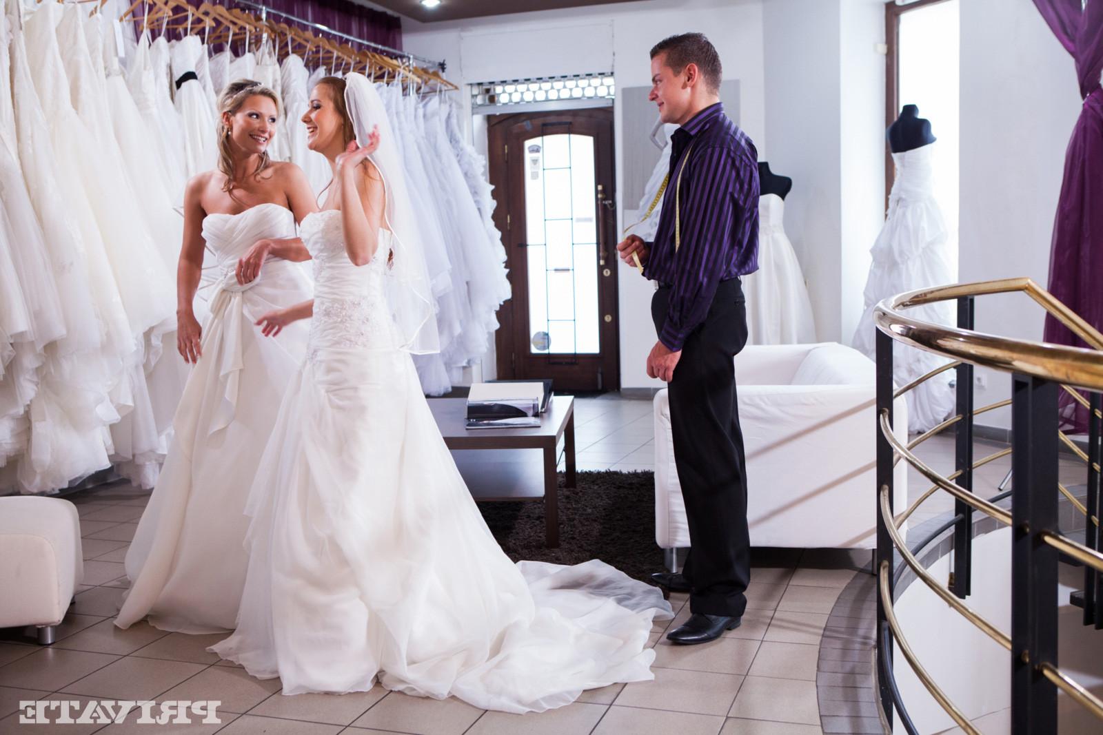 12P Babes Samantha Jolie and Alexis Crystal go shopping for a wedding dress end up i